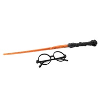 Potter Style Wizard Wand & Glasses Set