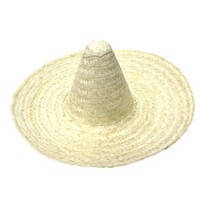 Mexican Plain Straw Sombrero