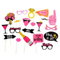 Hen's Party Team Bride Photo Booth Props