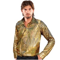 1970s Gold Discoballer Adult Shirt