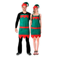 Christmas Helper Elf Hat & Apron Set - One Size