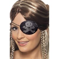 Pirate Eyepatch - Diamonte Skull & Crossbone