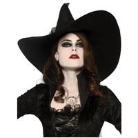 Classic Black Oversized Witches Hat