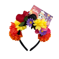 Day of the Dead Multicoloured Floral Headband
