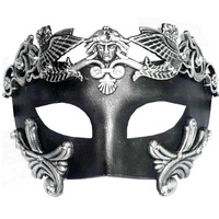 Silver Roman Masquerade Eye Mask