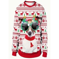 Ugly Christmas Sweater - Party Dog
