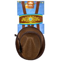 Oktoberfest Hat plus Lederhosen Kit