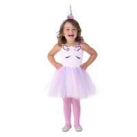 Pretty Pastel Unicorn Toddler Costume 