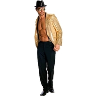 Gold Sequin Jacket Adult Costume