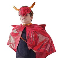 Ginger Ray Deluxe Red Dragon Mask & Cape