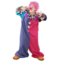 Clown Jumpsuit 2 Hire Costume*