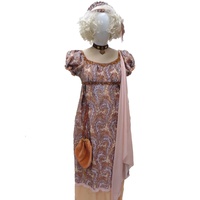 Regency Costume - Bronze & Peach Hire Costume*