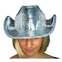 Deluxe Mirror Ball Cowboy Hat