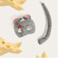 Mouse Deluxe Animal Mask & Tail Set