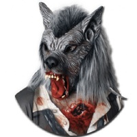 Werewolf Mask - Latex with Fur