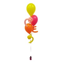 Curly Tail Bouquet - 3 Balloons