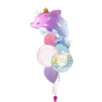 Dolphin Bubble Birthday Bouquet