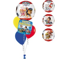 Paw Patrol Orbz Birthday Balloon Bouquet