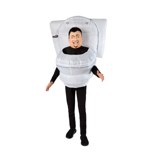 Skibidi Toilet Inflatable Kid's Costume - One Size 8+ Yrs