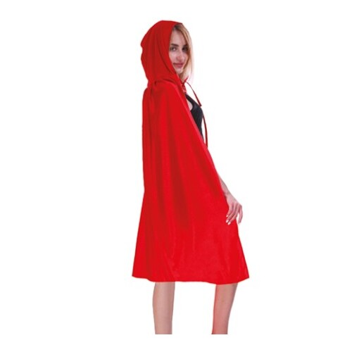 Adult Red Hooded Cape