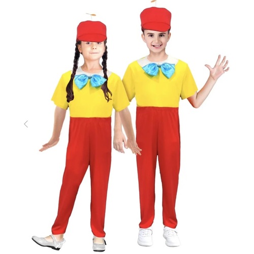 Tweedle Dum-Dee Inspired Kid's Costume [Size: 10-12 Years]