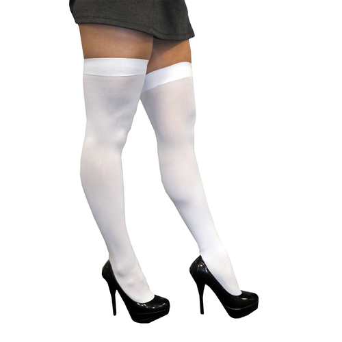 Thigh High Stockings - White