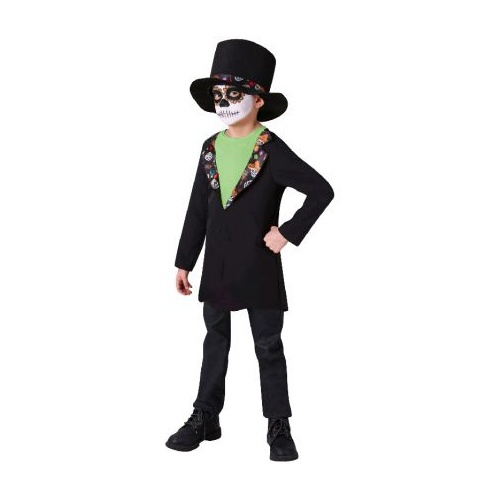 Mexican Day of the Dead Boys Costume [Size: L (7-8 Yrs)]