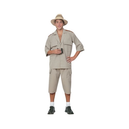 Safari Suit Adult Costume [Size: S-M]