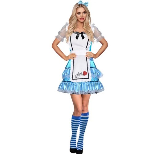 Alice Wonderland Cutie Adult Costume [Size: S (8-10)]