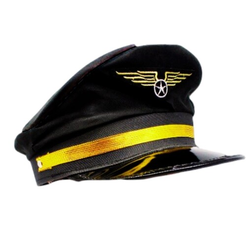 Pilot Hat - Black