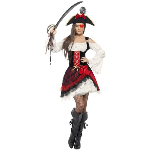 Glamorous Lady Pirate Adult Costume [Size: M (12-14)]