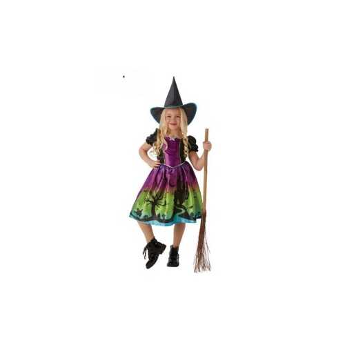 Ombre Witch Kid's Costume  [Size: M (6-8 Yrs)]