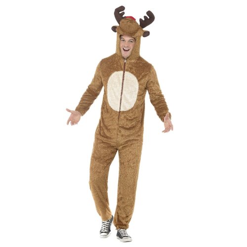 Rudolph Reindeer Adult Costume [Size:  Medium]