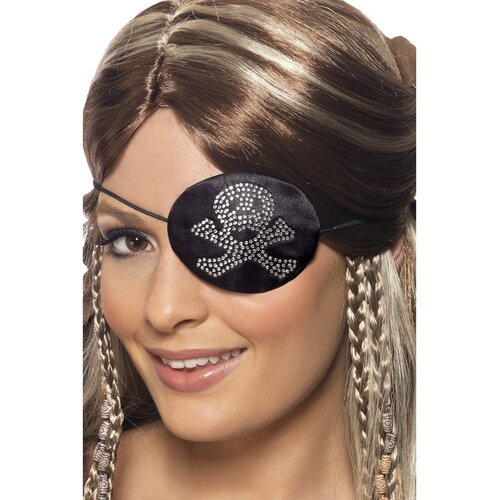 Pirate Eyepatch - Diamonte Skull & Crossbone