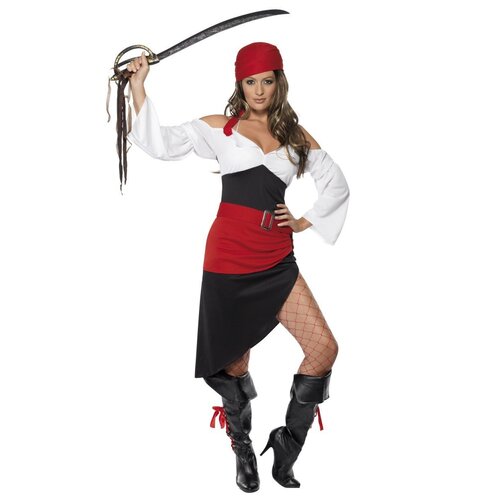 Sassy Pirate Wench Adult Costume [Size: S (8-10)]