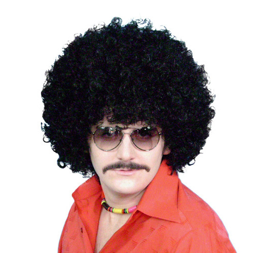 Black Afro Wig - 9"