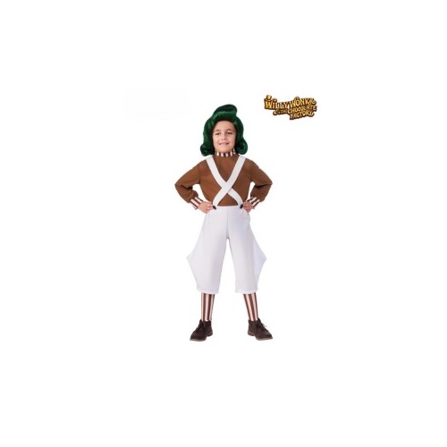 Oompa Loompa Classic Kid's Costume [Size: S (3-4 Yrs)]