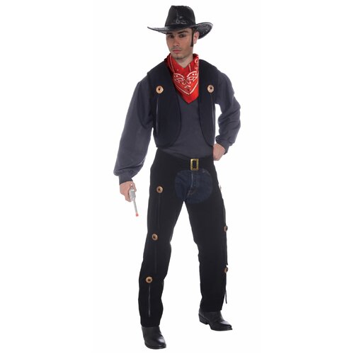 Cowboy Vest & Chaps Set [Size: Standard]