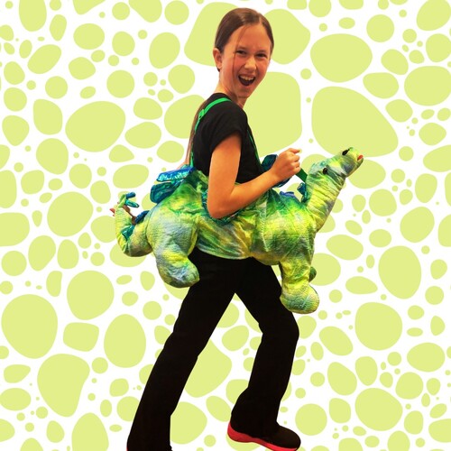 Kid Safari Wrap 'n Ride Stegosaurus Dinosaur Costume