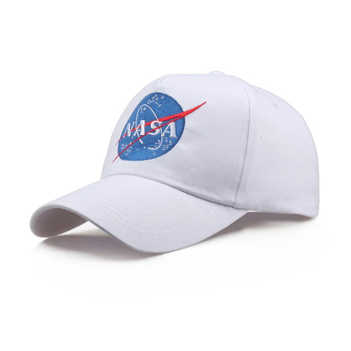 White NASA Astronaut Baseball Cap