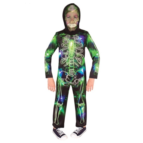 Spooky Glow Skeleton [SIze: M (6-8 Yrs)]