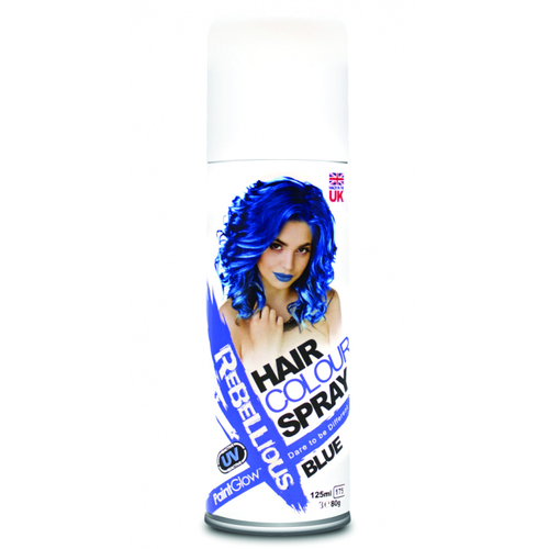 Rebellious Coloured Hair Spray - Blue