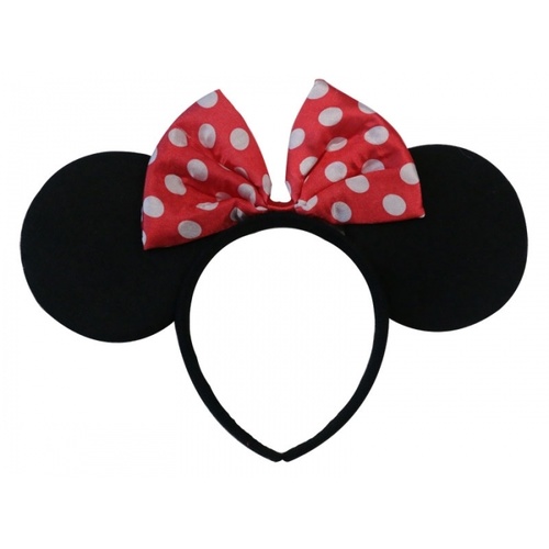 Minnie Mouse Style Ears on Headband