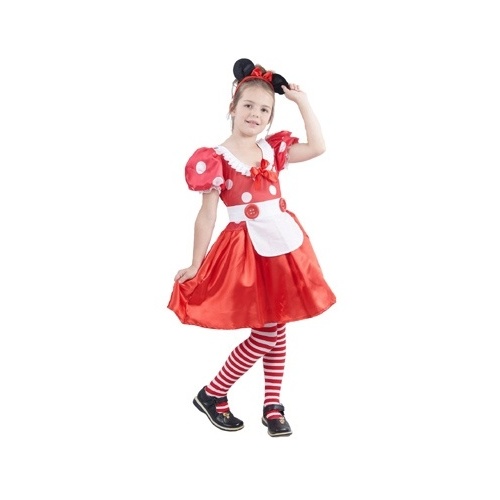 Minnie Mouse Girls Costume [Size: L (8-10 Yrs)]