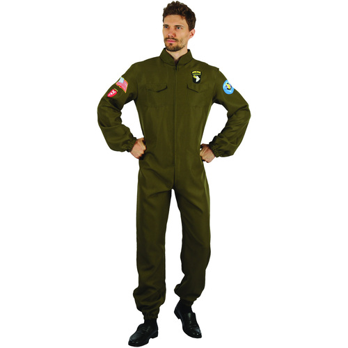 Top Gun Inspired Aviator Jumpsuit [Size: M-L]