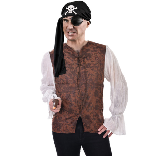 Buccaneer Pirate Adult Shirt [Size: Standard]