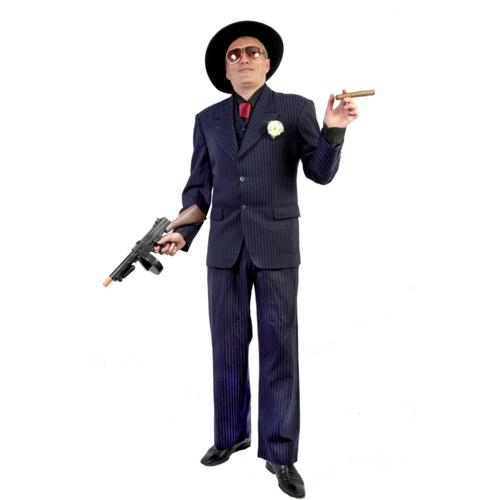 3 Piece Gangster G6 Hire Costume*