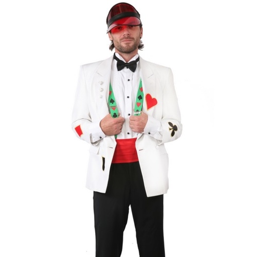 Card Dealer - Suit 2 Hire Costume*