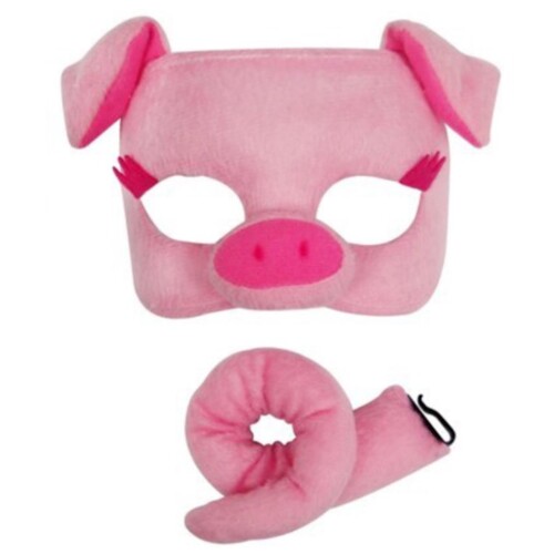 Pig Deluxe Animal Mask & Tail