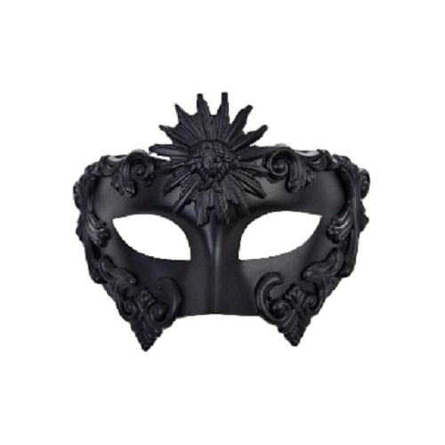 Tesla Black Roman Masquerade Eye Mask